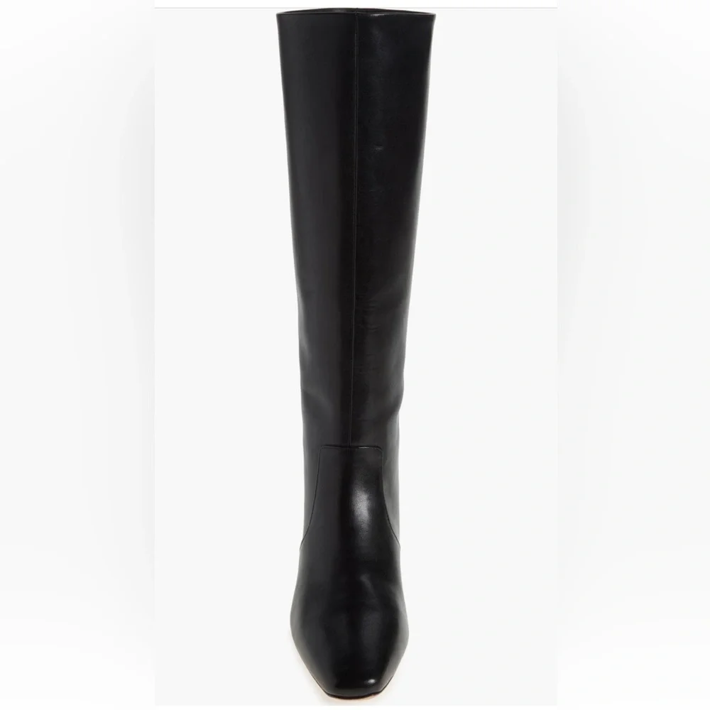 Loeffler Randall “Lillian” Tall Boot Black Leather Size 7 Like New - Picture 10 of 12